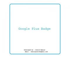 Google Plus Badge